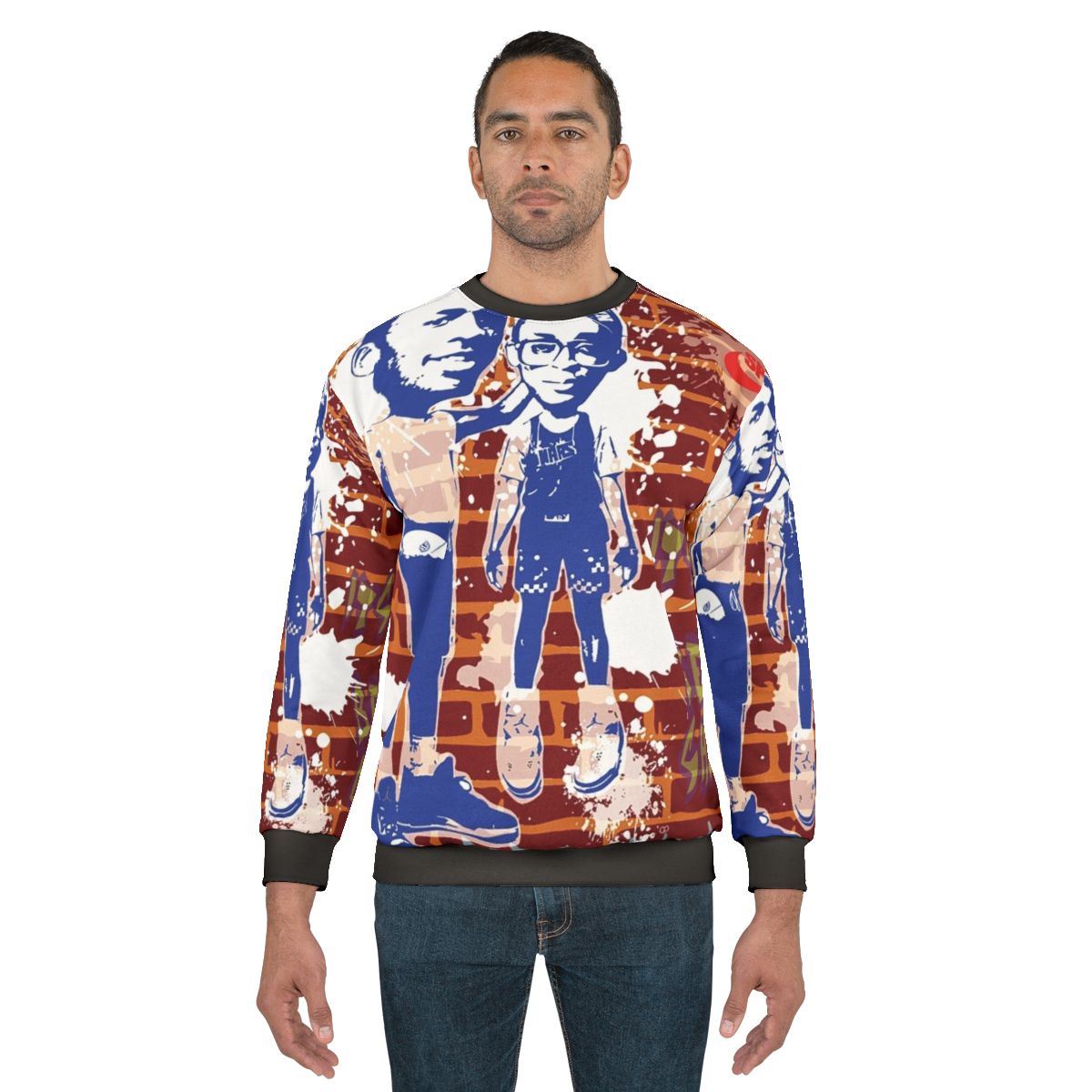 Nike Spike Sweatshirt with Michael Jordan Basketball Imagery