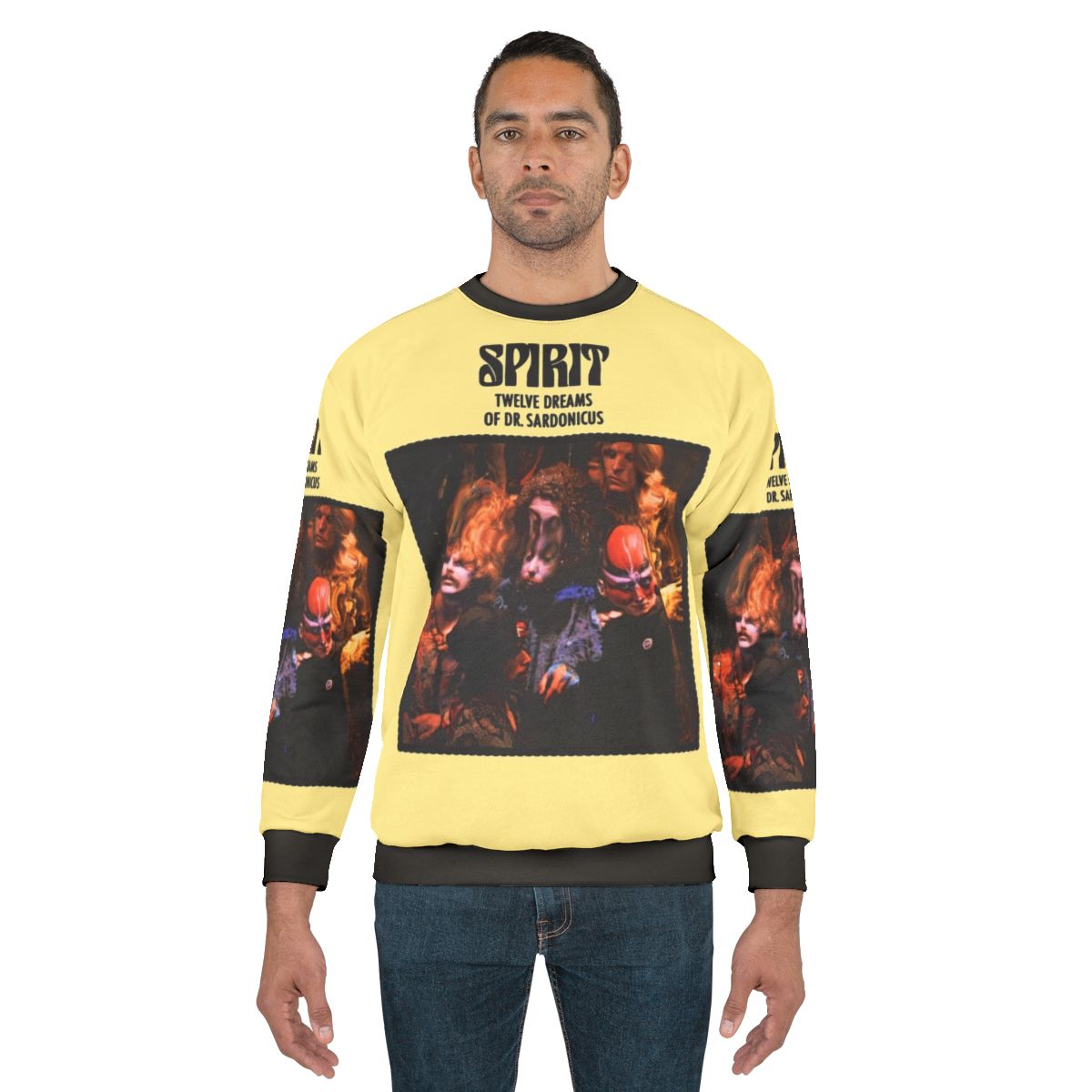 Retro Spirit Sweatshirt Featuring Dreams of Dr. Sardonicus Album Art