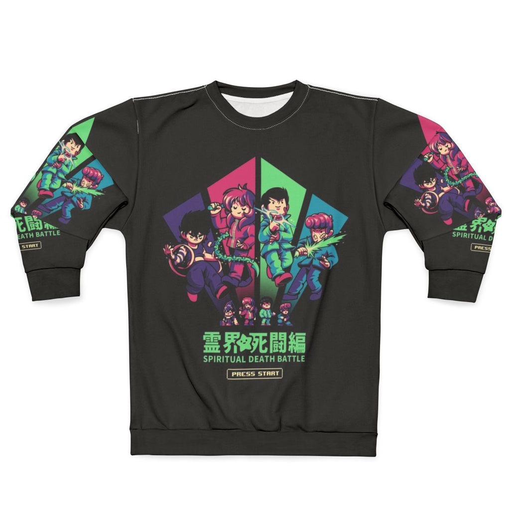Spiritual Battle Anime Retro Gaming Sweatshirt