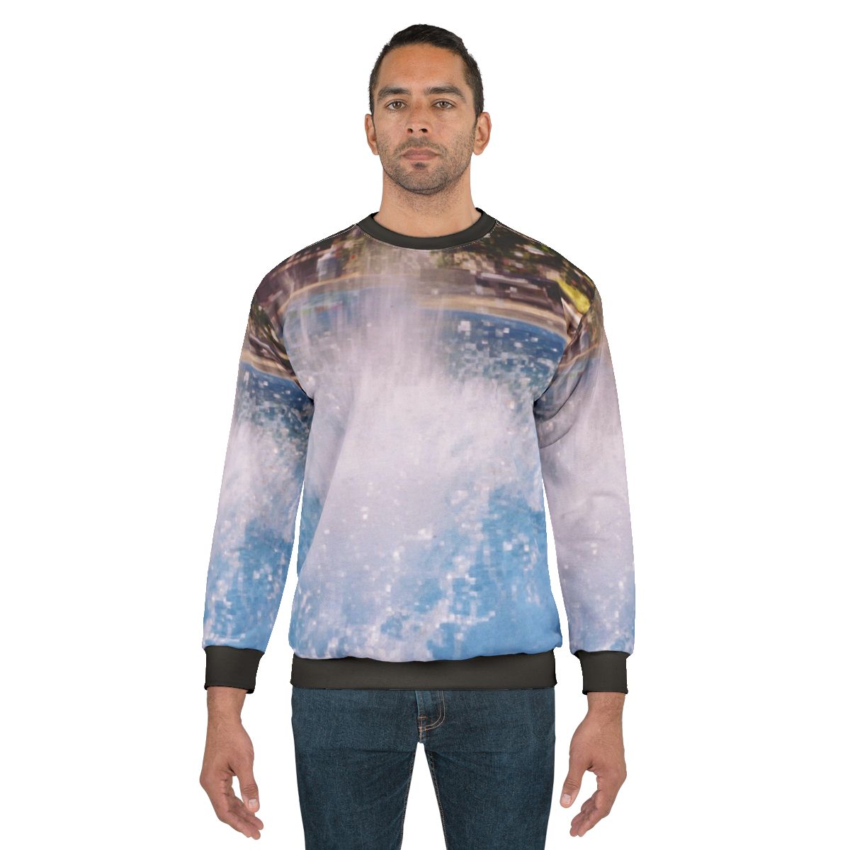 Splash 3 Abstract Retro Sweatshirt