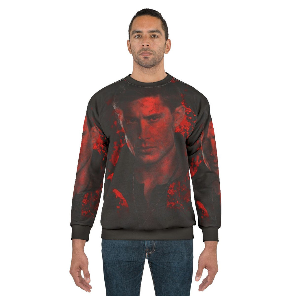 Supernatural Dean Winchester Splatter Sweatshirt