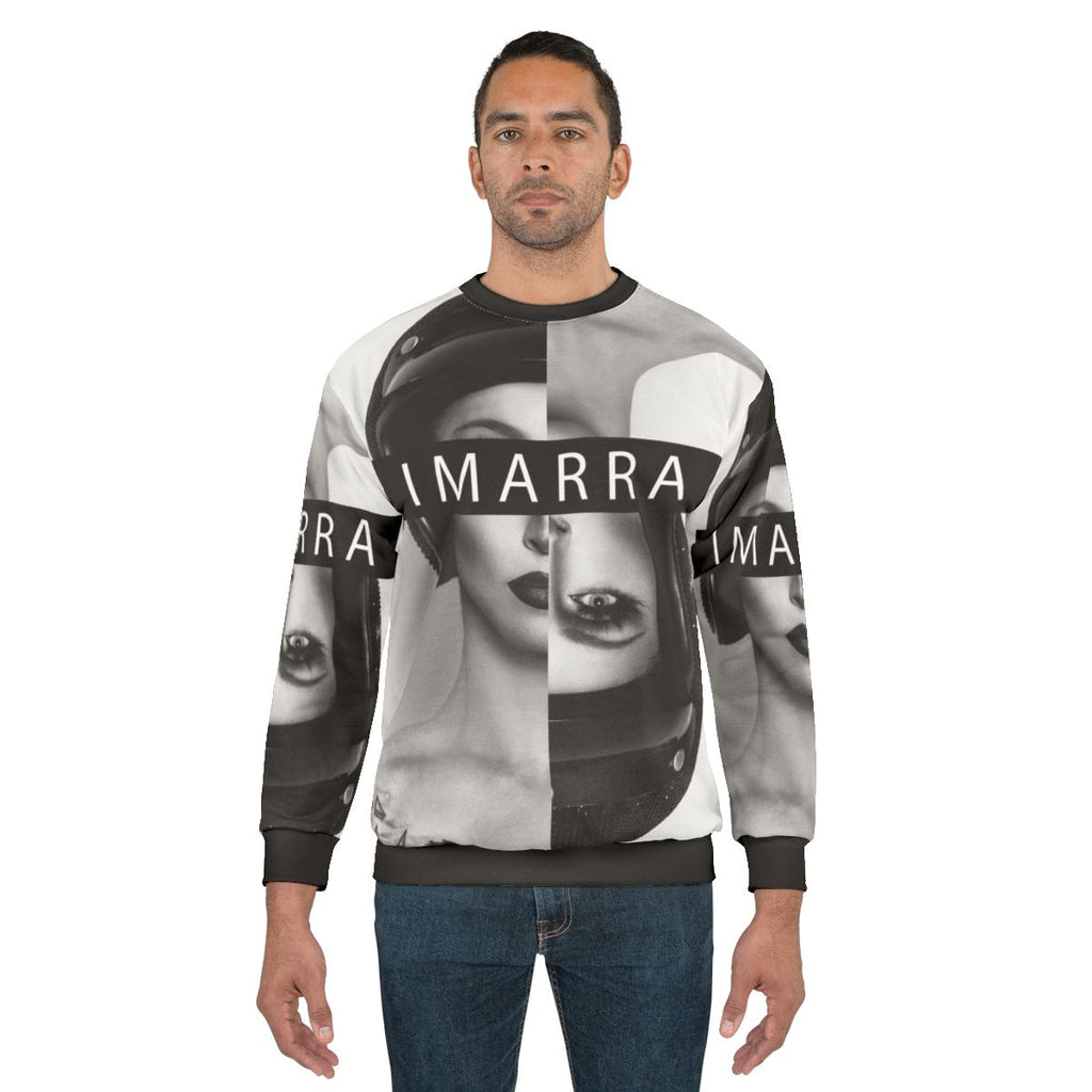 Split screen sweatshirt
