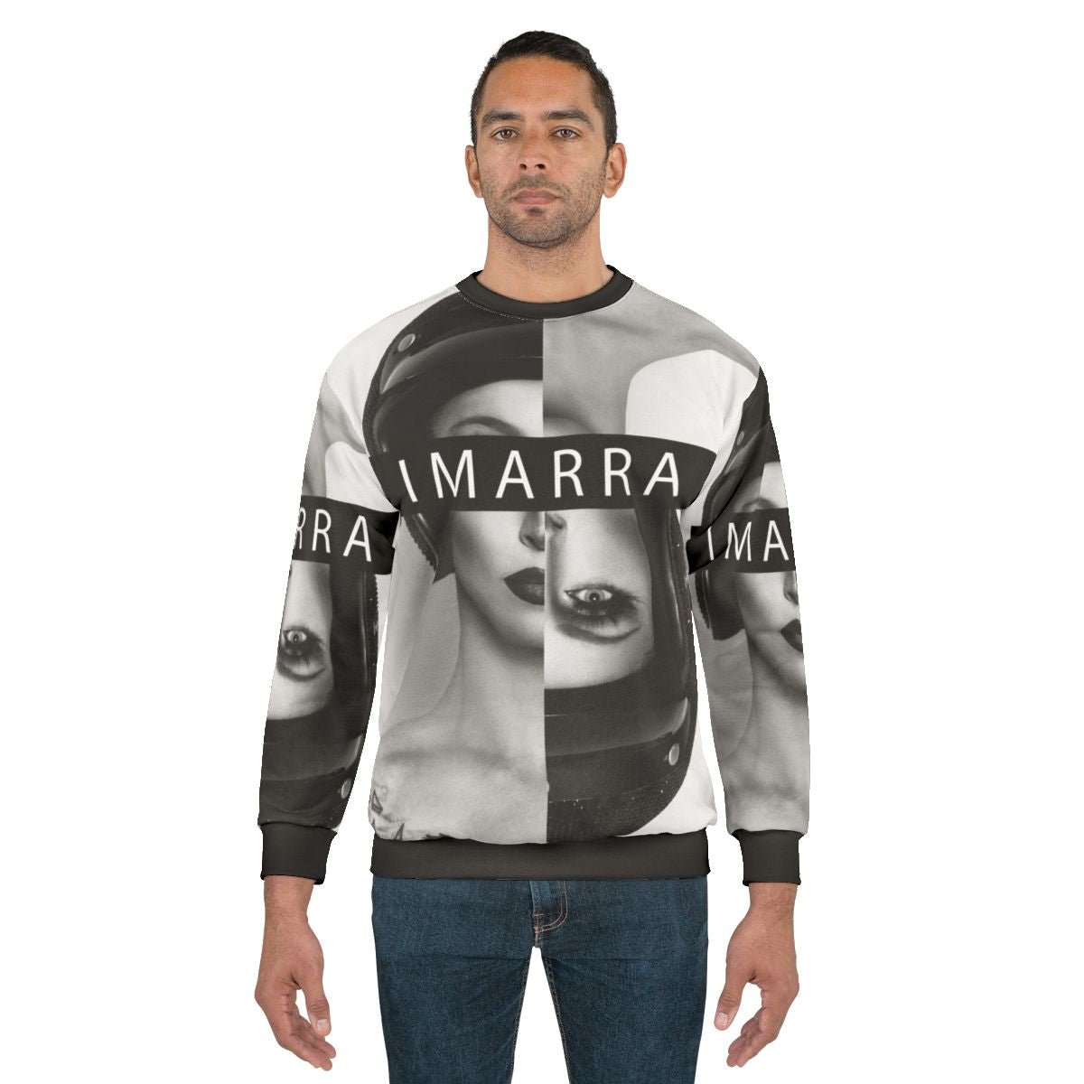Split screen sweatshirt