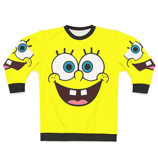 Spongebob Face Cartoon Character Sweatshirt