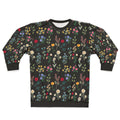 Spring botanical floral pattern sweatshirt