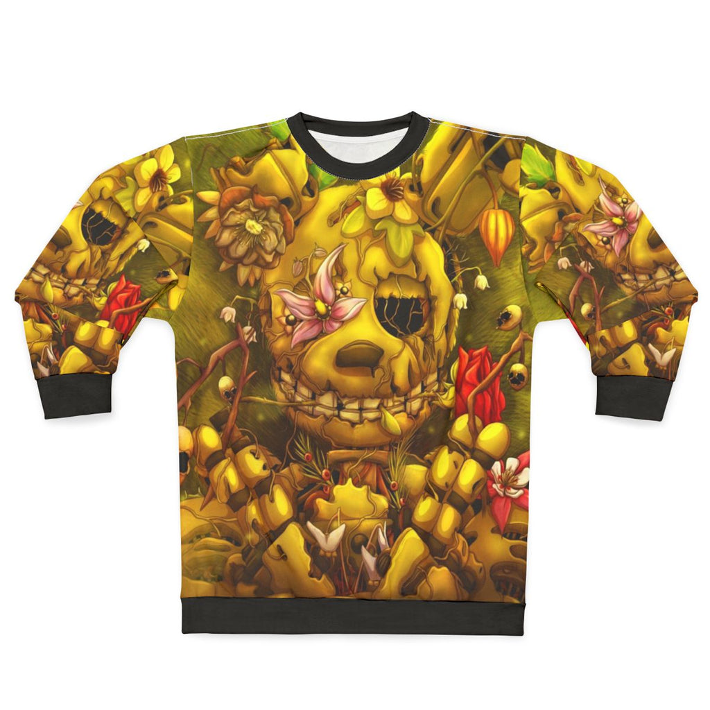 Spring flowers sunset landscape sweatshirt
