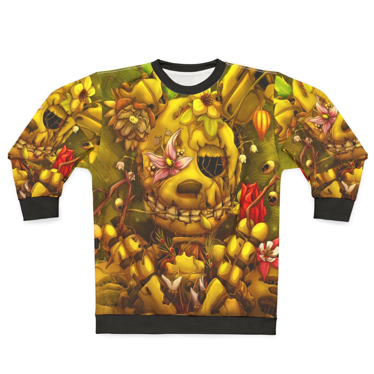 Spring flowers sunset landscape sweatshirt