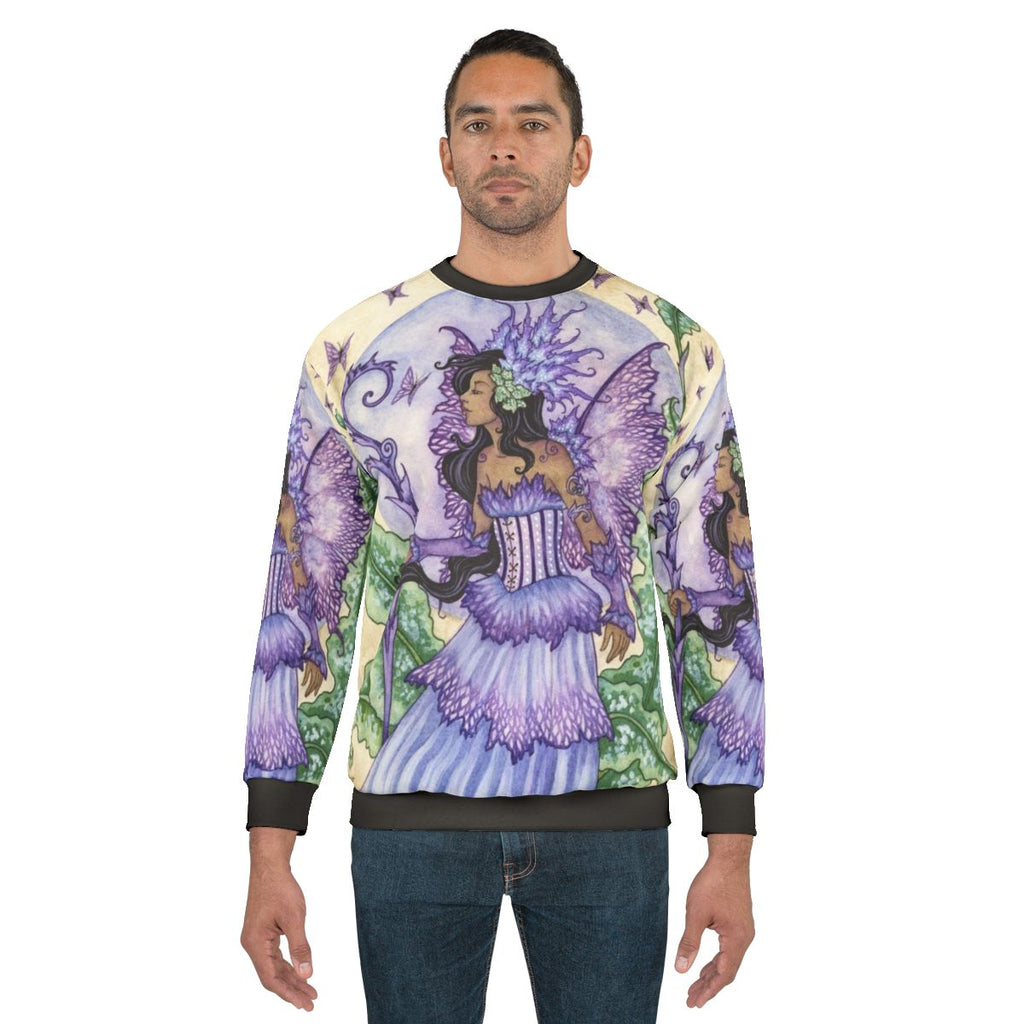 Fairy and butterfly-themed spring sweatshirt
