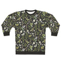 Spring frog and orchid nature inspired sweatshirt