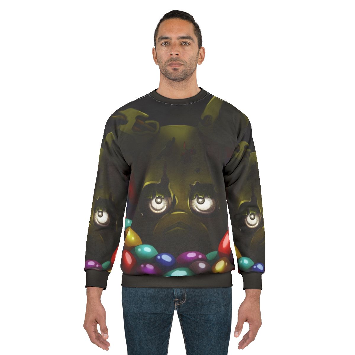 Springtrap Into The Pit V1 FNAF Horror Sweatshirt