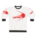Vintage Sputnik Sweatshirt featuring retro Soviet space exploration graphics