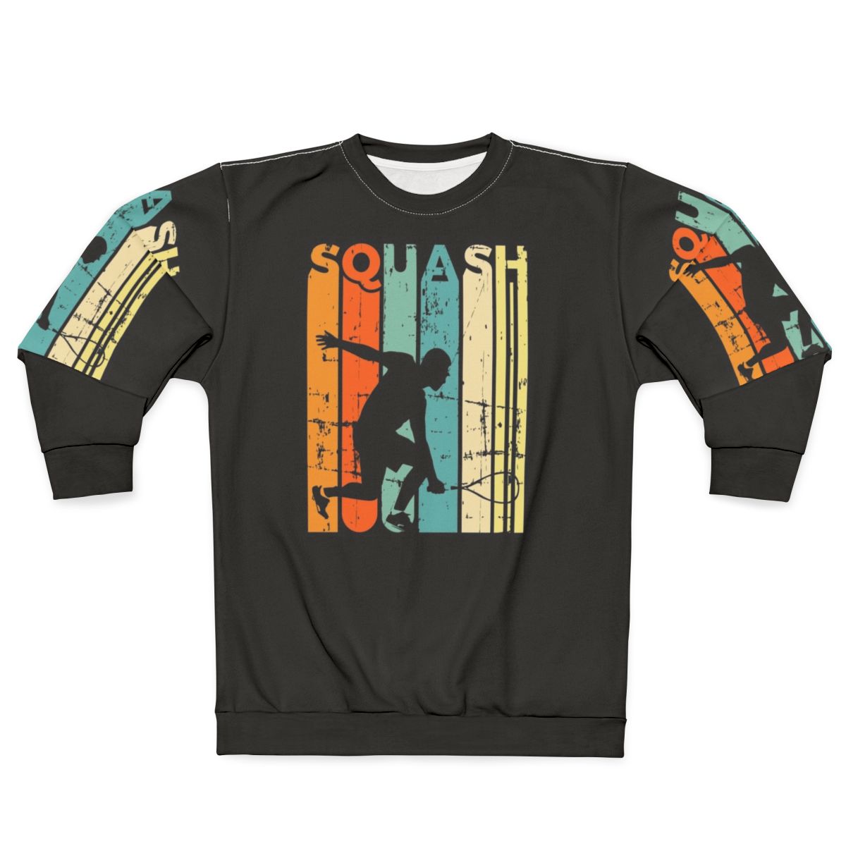Squash player retro team sports sweatshirt