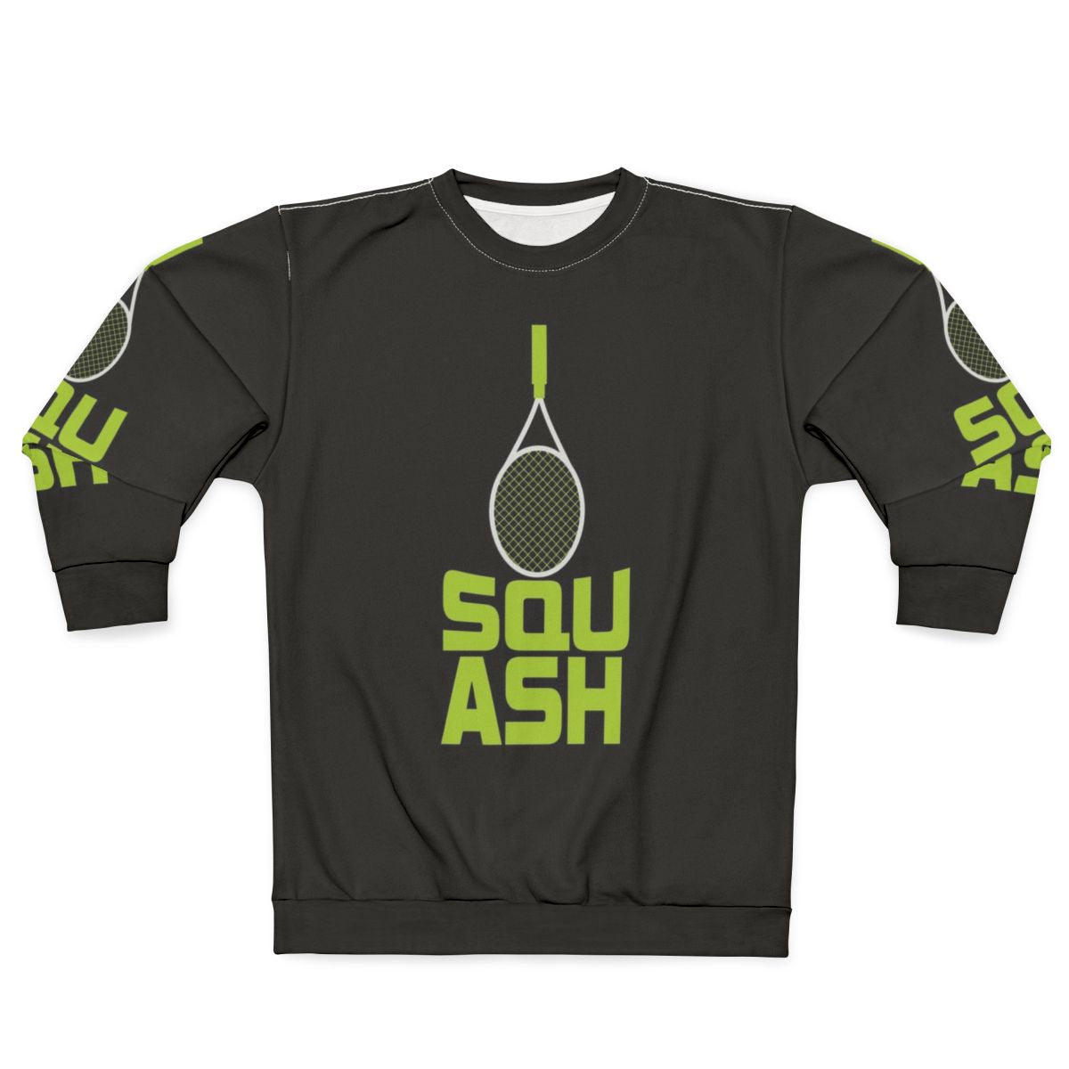Squash racket and ball sports sweatshirt