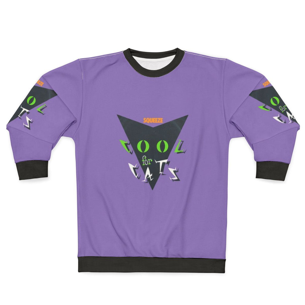 Retro 'Cool for Cats' Squeeze band sweatshirt