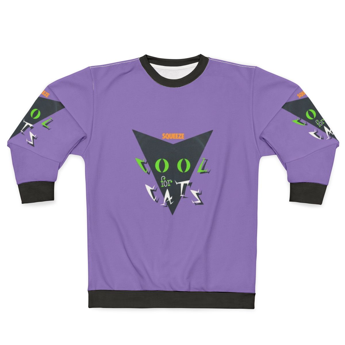Retro 'Cool for Cats' Squeeze band sweatshirt