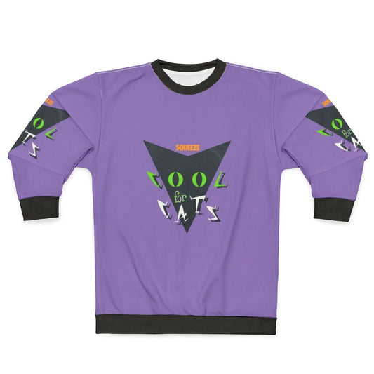 Retro 'Cool for Cats' Squeeze band sweatshirt