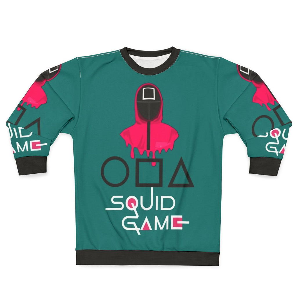Squid Game Sweatshirt with Masked Soldier Design