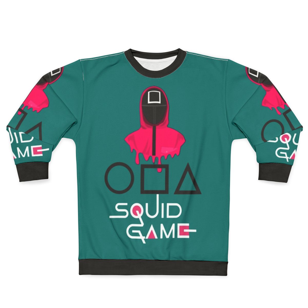 Squid Game Sweatshirt with Masked Soldier Design