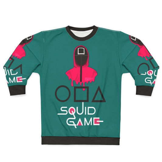 Squid Game Sweatshirt with Masked Soldier Design