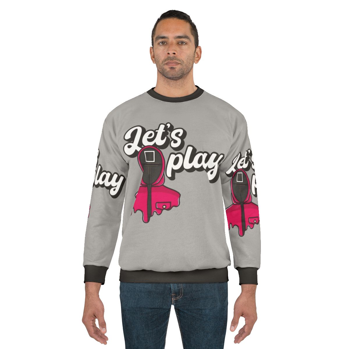 Squid Game Guard Sweatshirt with Squid Game Logo
