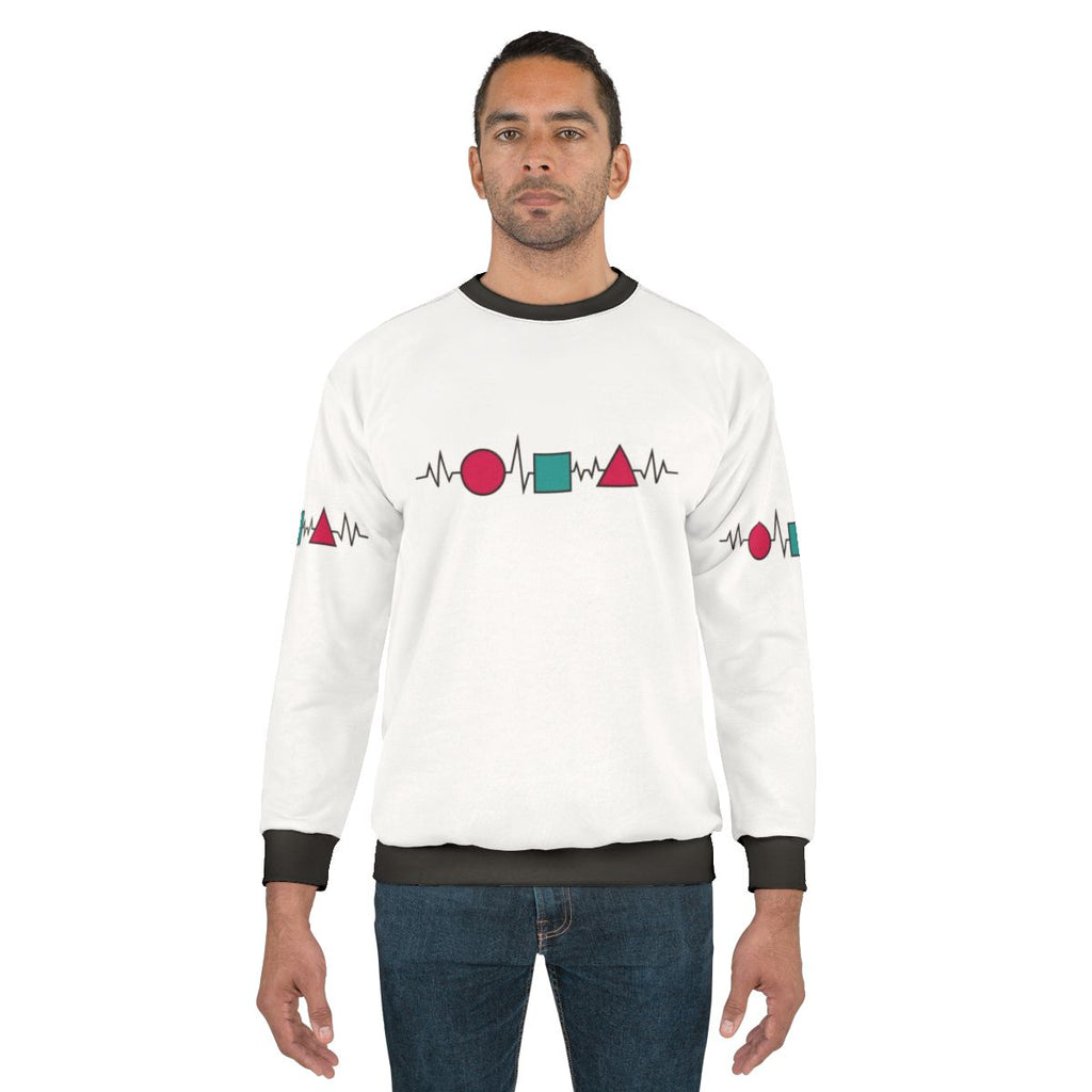 Squid Game Heartbeat Design Sweatshirt