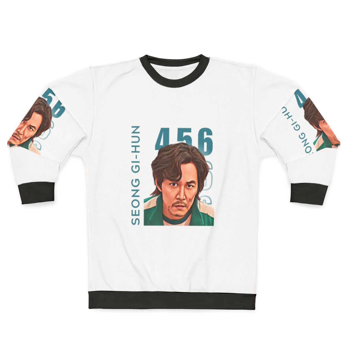 Squid Game Player 456 Gi Hun Official Netflix Merch Sweatshirt