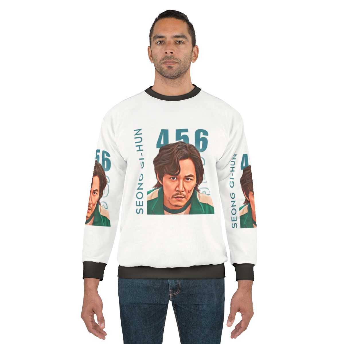 Squid Game Player 456 Gi Hun Official Netflix Merch Sweatshirt