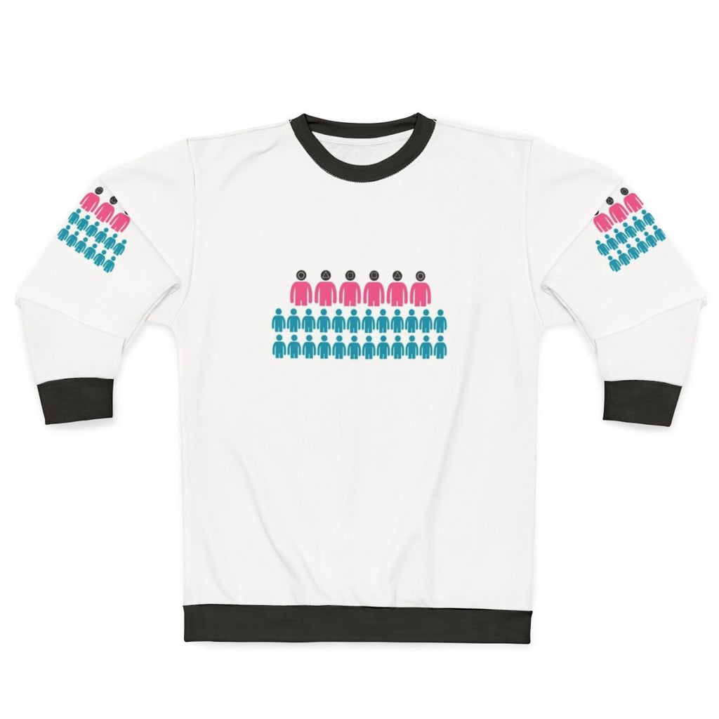 Squid Game Players Short Pink Sweatshirt