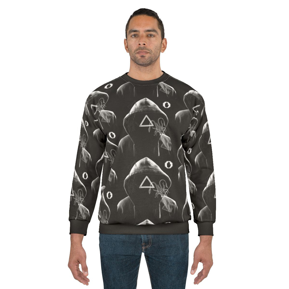 Squid Game Triangle Masked Soldier Sweatshirt