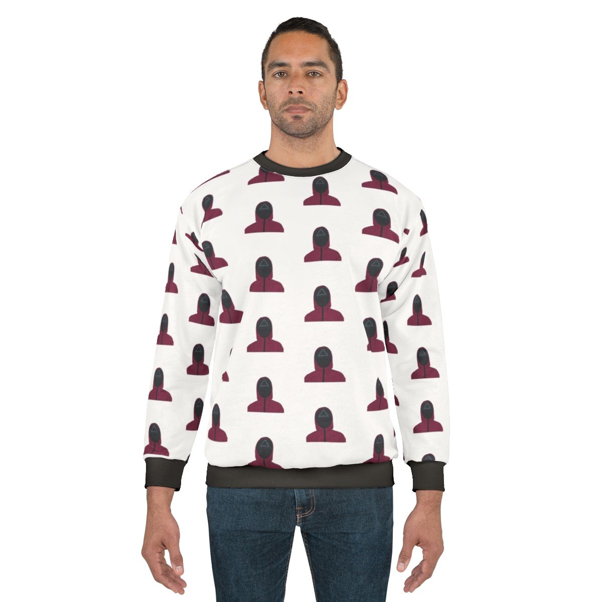 Squid Game Workers Sweatshirt with Triangle Emblem