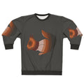 Legendary squirrel animal graphic on a colorful sweatshirt