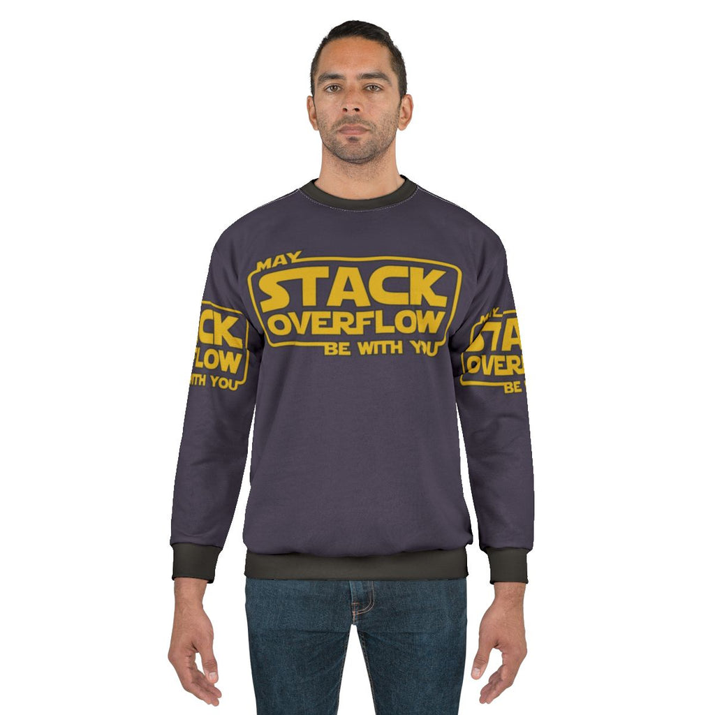Stack Overflow Programmer Sweatshirt - Funny Tech and Coding Gift