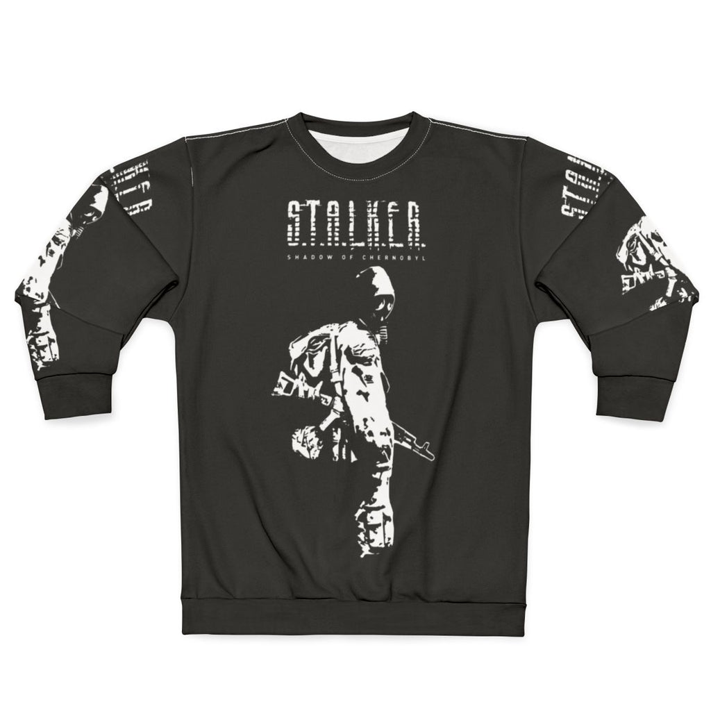 S.T.A.L.K.E.R. white sweatshirt with game logo