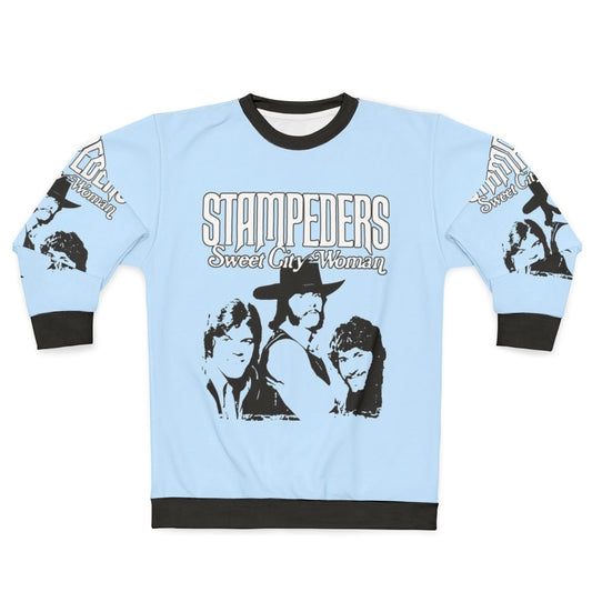 Retro Stampeders "Sweet City Woman" 70s Music Sweatshirt