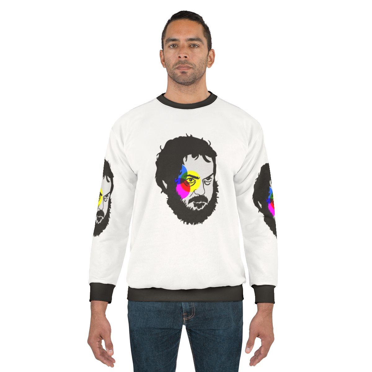 Stanley Kubrick Cinema Sweatshirt featuring the iconic director's portrait