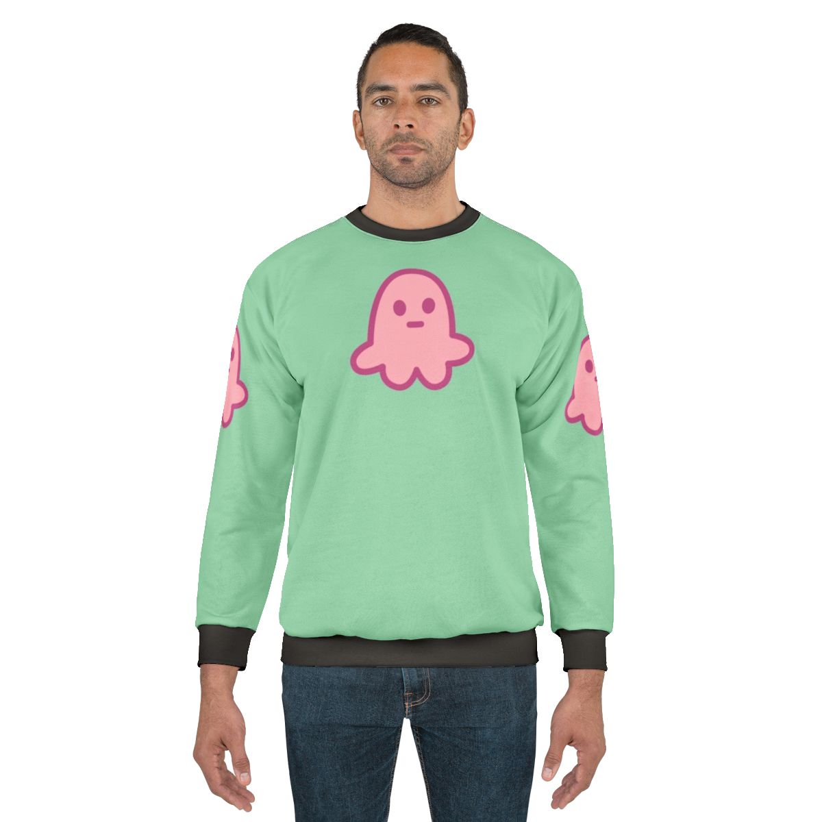 Star Butterfly pastel octopus design mint green sweatshirt
