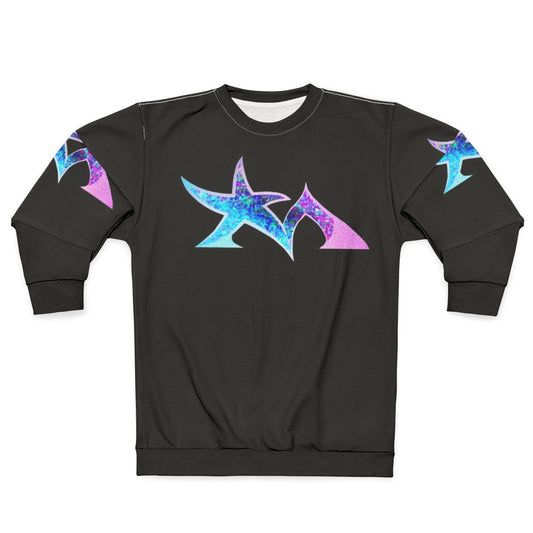 Star Madman Synth-Pop Sweatshirt featuring Retro Electronica Music Logo