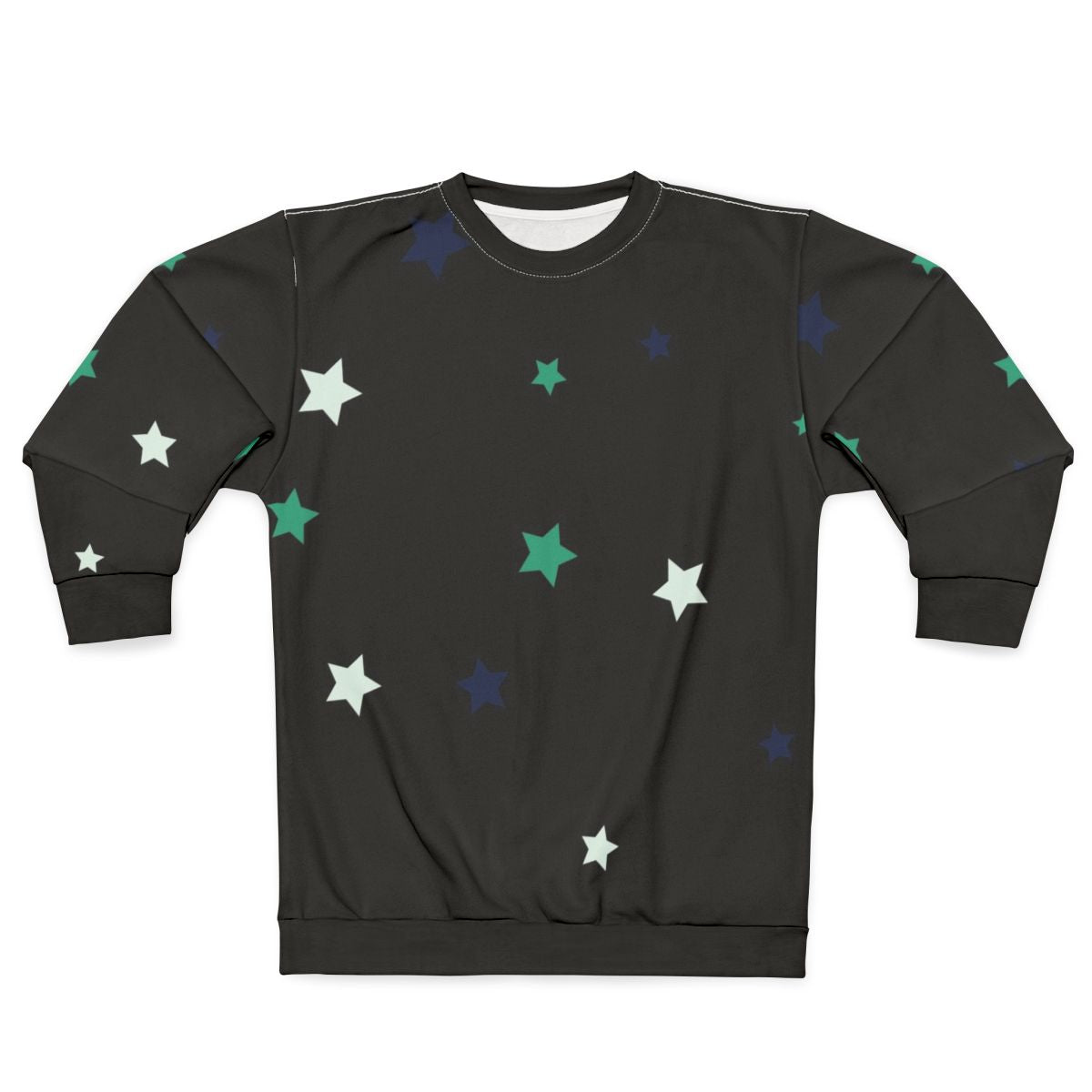 Cosmic Star Pattern Sweatshirt