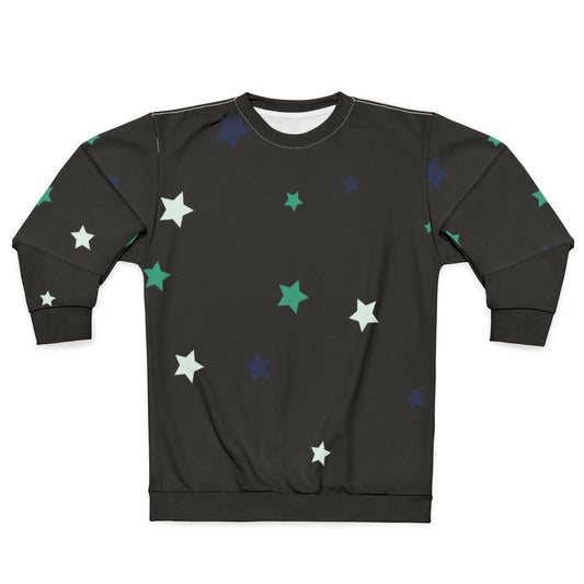 Cosmic Star Pattern Sweatshirt