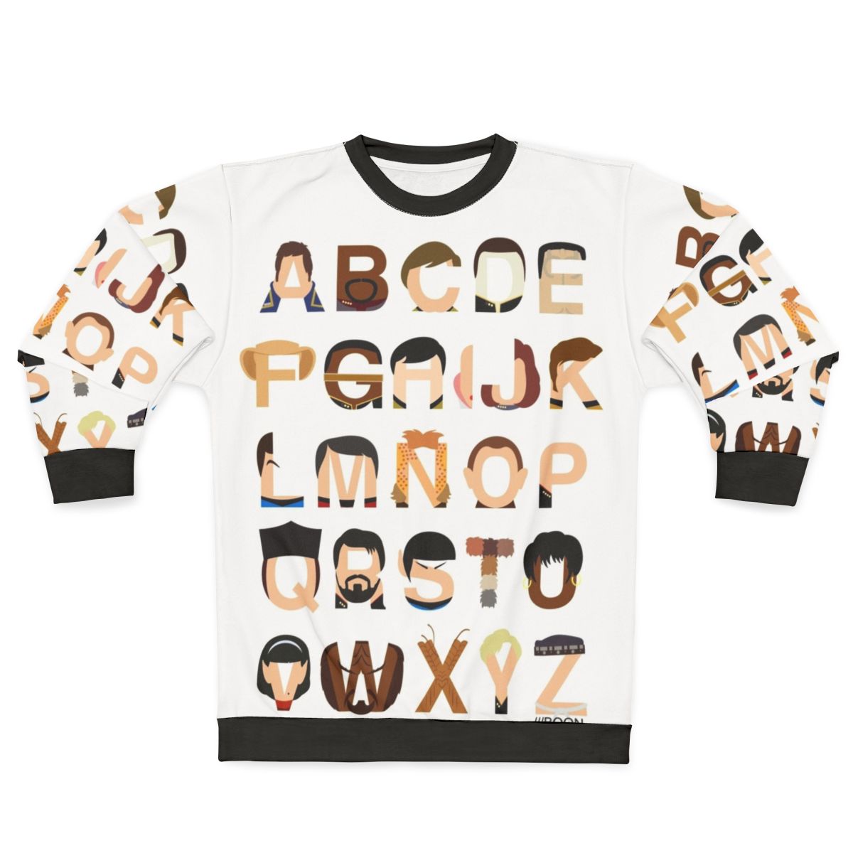 Star Trek Alphabet Graphic Sweatshirt