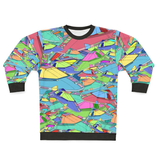 Star Trek Delta Flyer Spaceship Voyager Sci-Fi Sweatshirt
