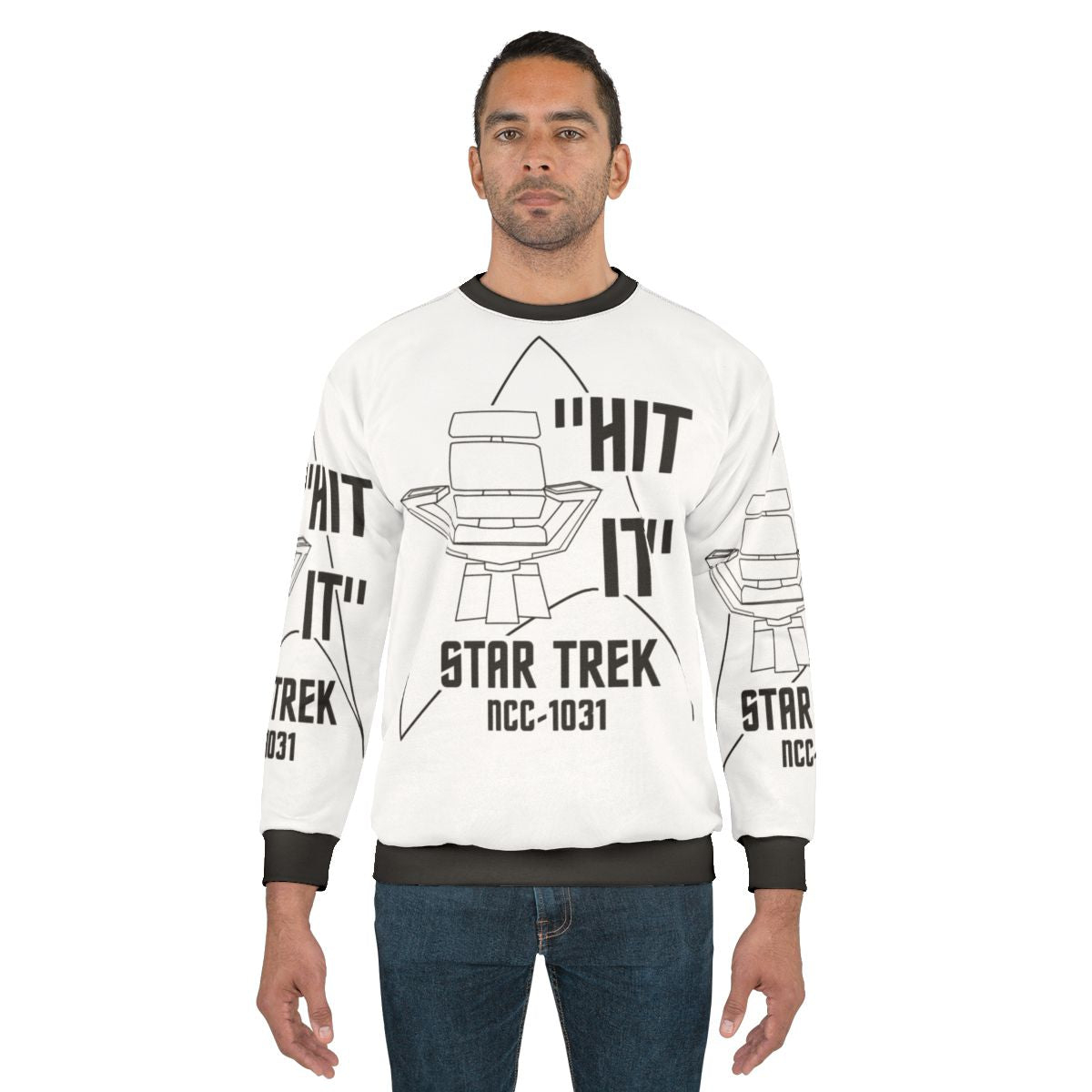 Star Trek Discovery Captain Christopher Pike Sweatshirt