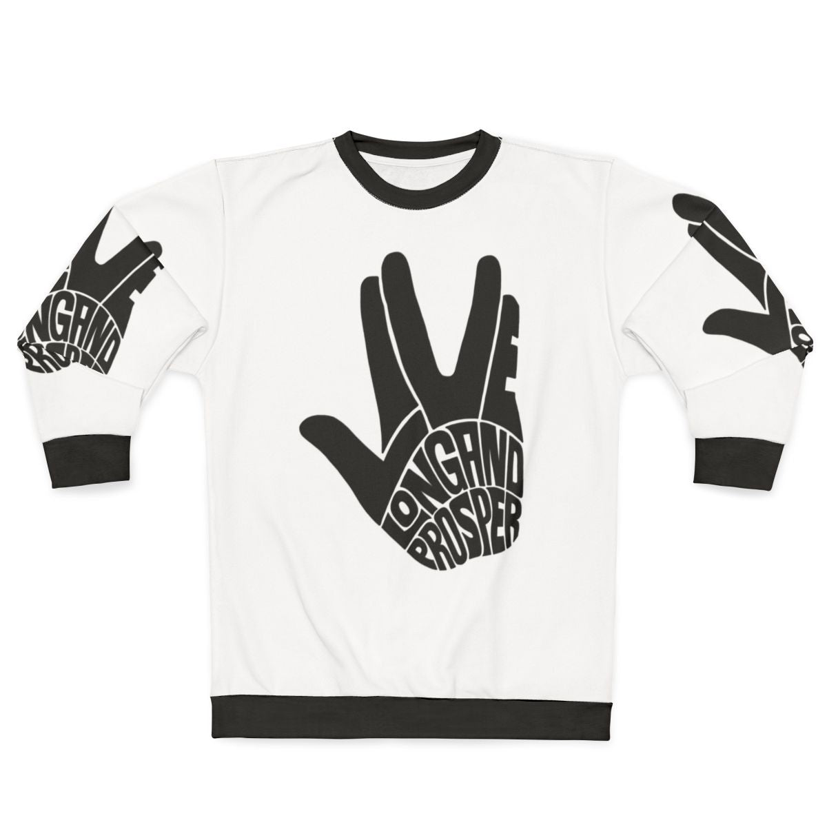 Star Trek Live Long and Prosper Sci-Fi Sweatshirt