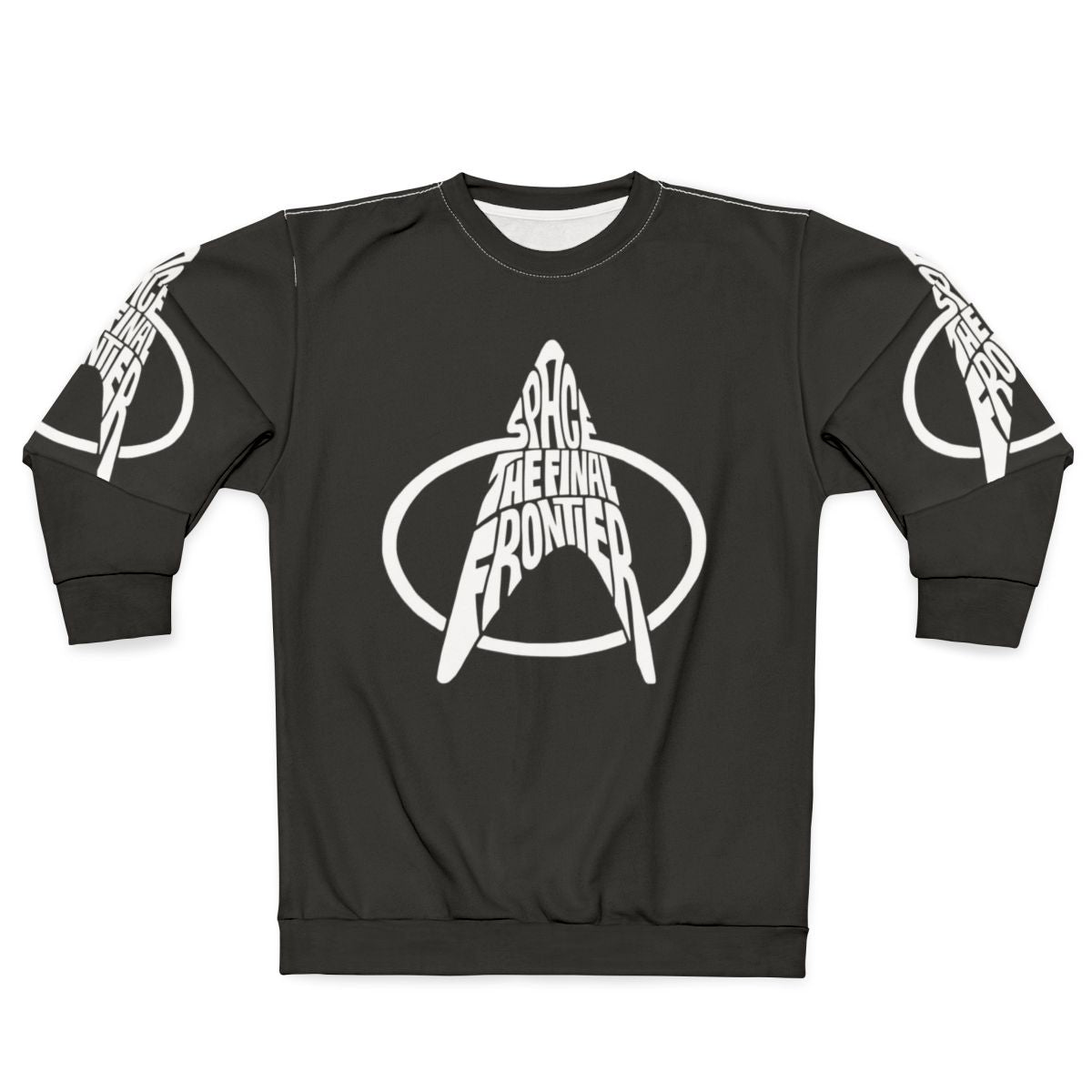 Star Trek Space the Final Frontier White Sweatshirt