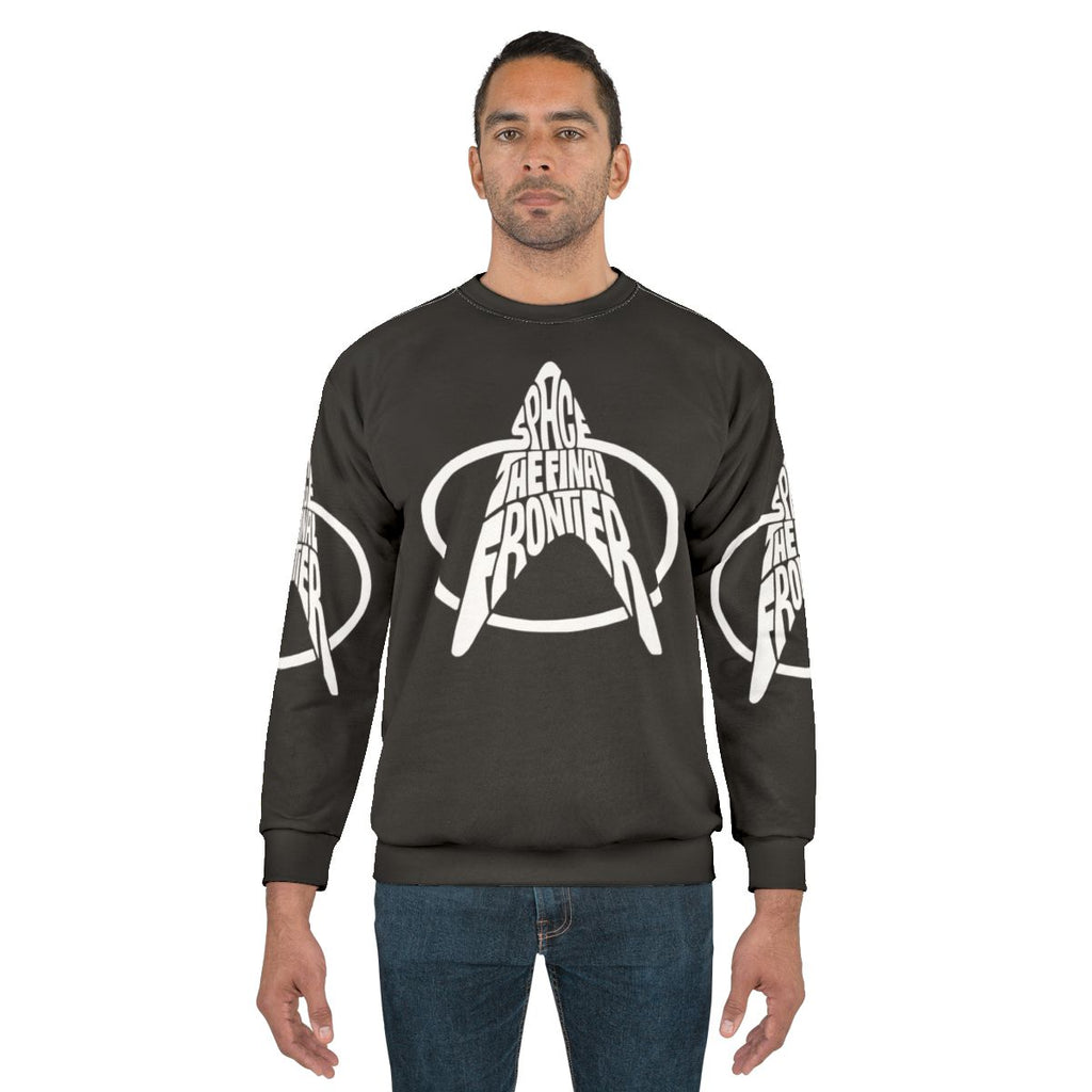 Star Trek Space the Final Frontier White Sweatshirt