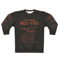 Vintage Star Trek USS Enterprise NCC-1701 Schematic Sweatshirt