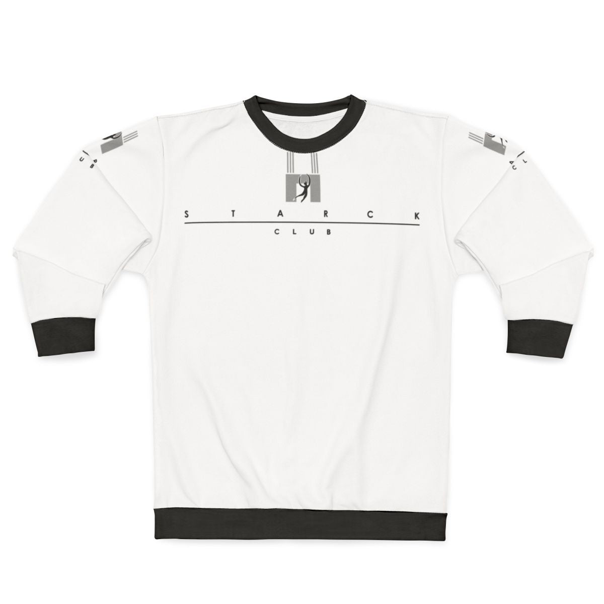 Retro Starck Club 80s White Sweatshirt