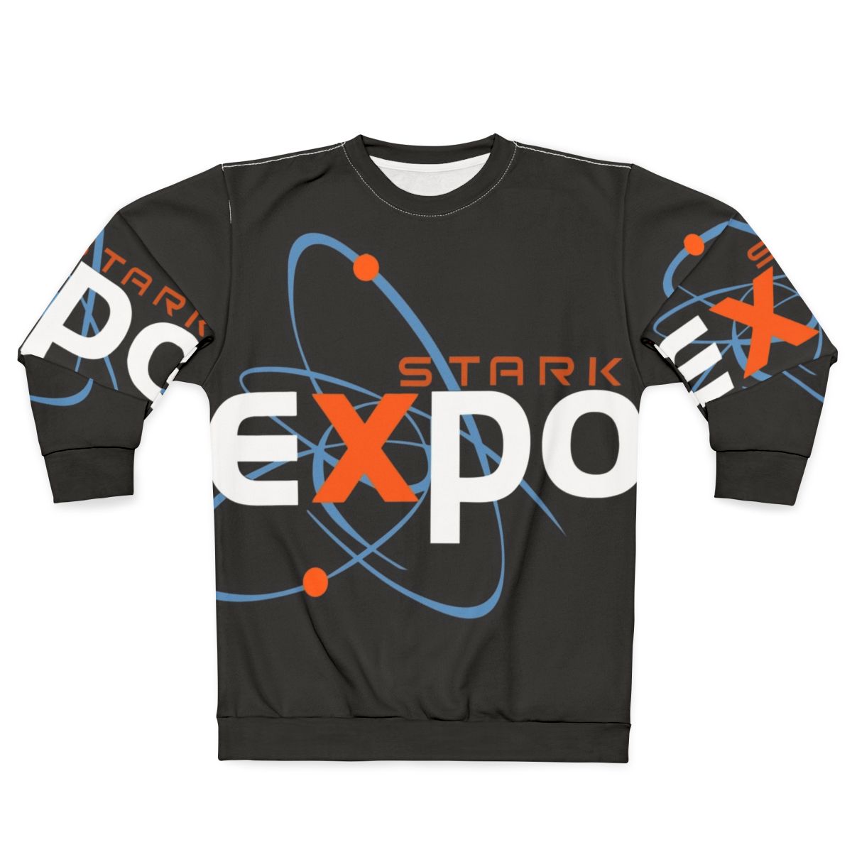 Stark Expo Distressed Sweatshirt featuring Iron Man and Robert Downey Jr.