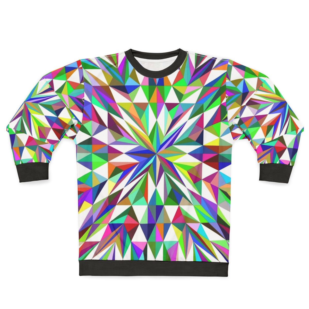 Starlight Sweatshirt with Abstract Patterns and Trendy Nature Design