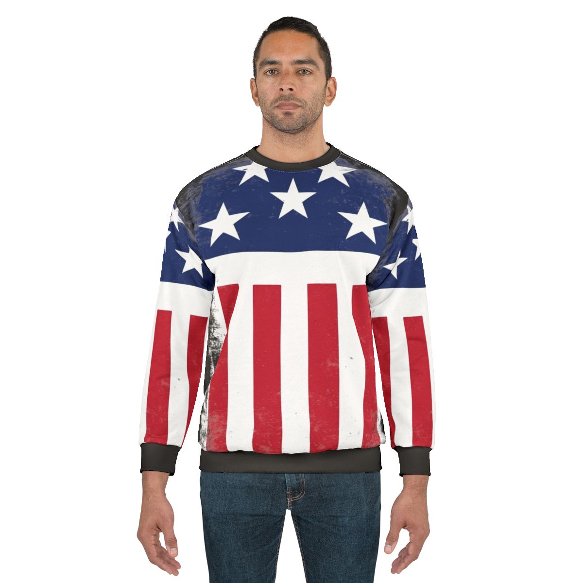 Patriotic stars and stripes firestarter sweatshirt